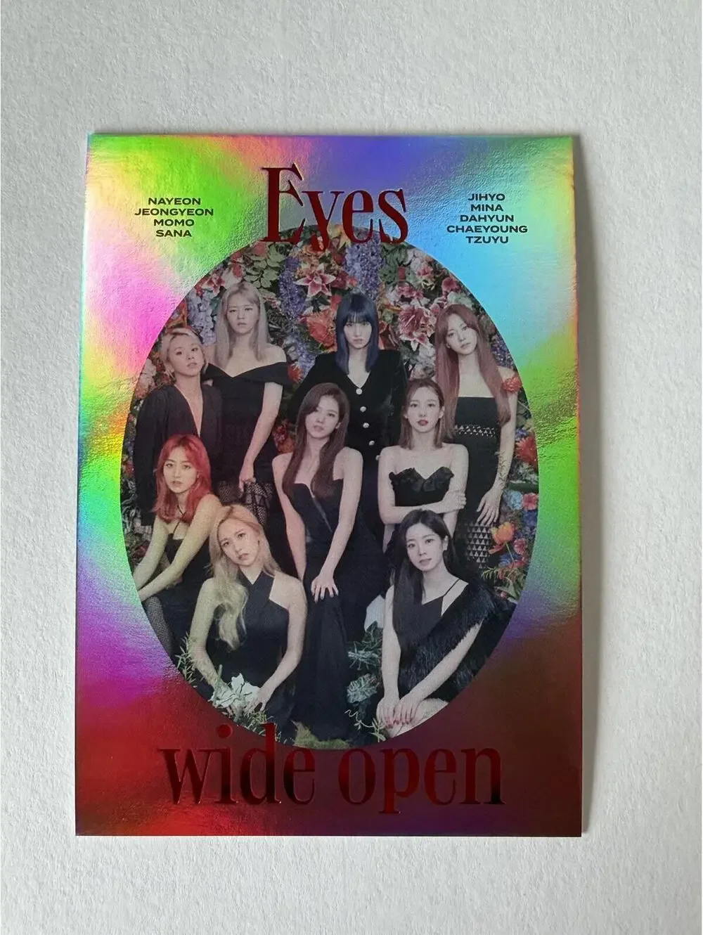 Twice EYES WIDE OPEN The Most Preorder Photocard